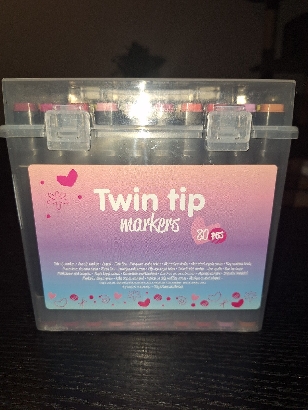 Twin Tip Markers - 80 Stuks - Diverse Kleuren, Hobby en Vrije tijd, Tekenen, Ophalen of Verzenden, Nieuw, Potlood of Stift