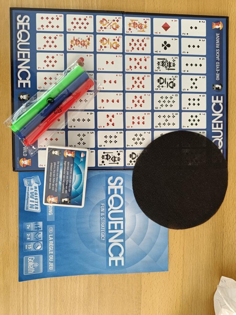 Sequence Reisspel - Compact en Compleet, Goliath, Nieuw, Ophalen of Verzenden, Een of twee spelers