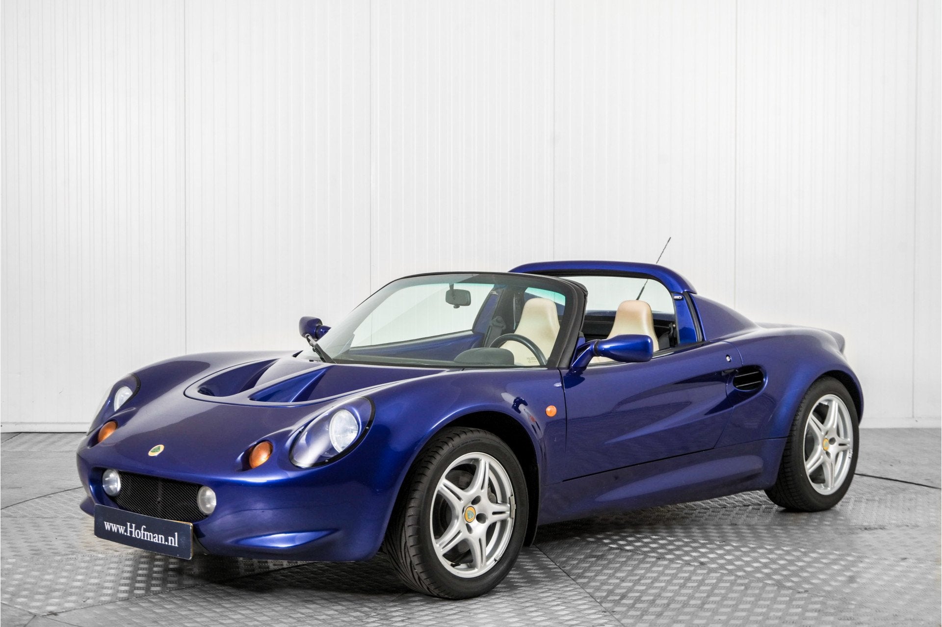 Lotus Elise 1.8-16V 120 LHD (bj 1998), Auto's, Lotus, Achterwielaandrijving, Gebruikt, Cabriolet, Blauw