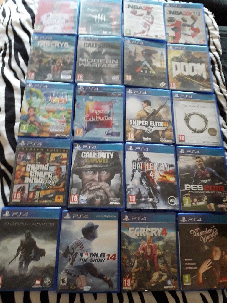 ps4 spelen, Spelcomputers en Games, Overige genres, 2 spelers, Ophalen of Verzenden, Zo goed als nieuw
