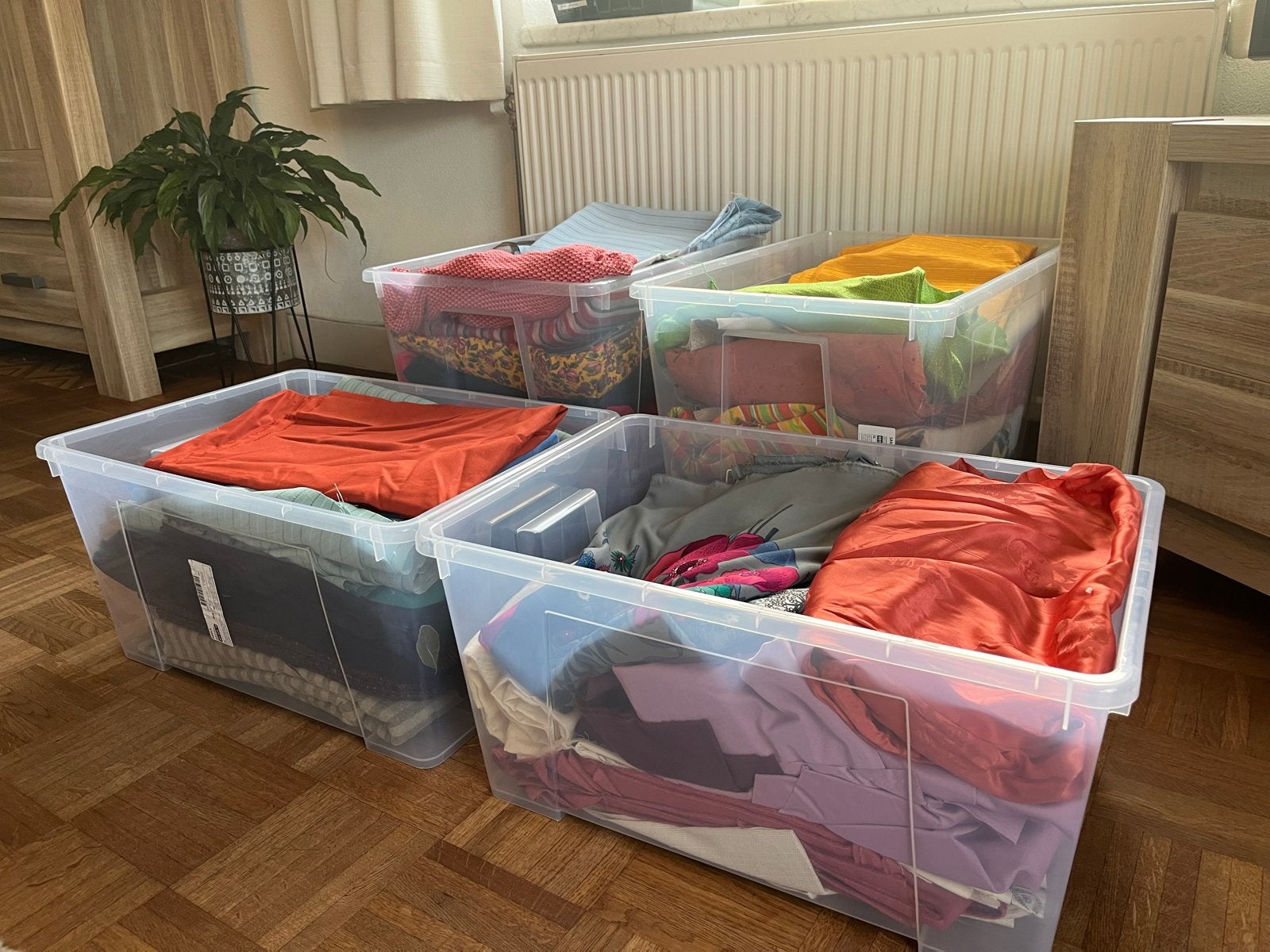 Diverse stoffen: grote en kleine lappen - Hilversum, Overige materialen, Gebruikt, Meerkleurig, Ophalen of Verzenden