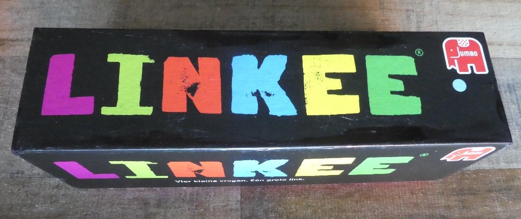 Linkee NL Jumbo spel., Hobby en Vrije tijd, Gezelschapsspellen | Bordspellen, Ophalen of Verzenden, Zo goed als nieuw, Jumbo
