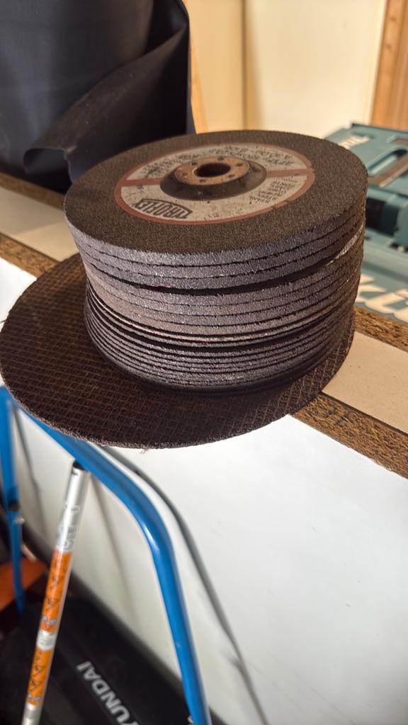 Flex schijven 20 stuks nieuw, Ophalen of Verzenden, Zo goed als nieuw, 1000 watt of meer, Haakse handslijpmachine