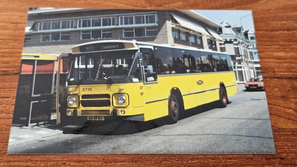 Foto BUS NZH Haarlem 3716, Verzenden, Gebruikt, Bus of Metro, Overige typen