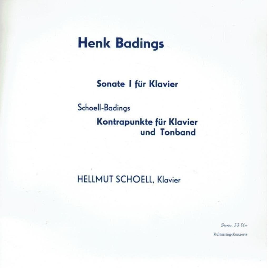 Henk Badings Hellmut Schoell ‎Sonate I Fur Klavier, Kamermuziek, Ophalen of Verzenden, Zo goed als nieuw, 12 inch