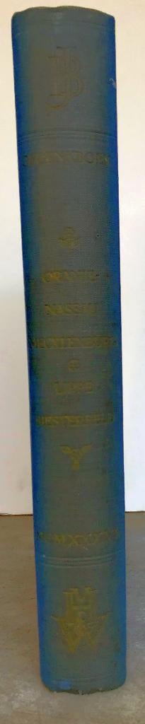 Gedenkboek Oranje-Nassau-Mecklenburg Lippe-Biesterfeld 1937, Ophalen of Verzenden, Zo goed als nieuw