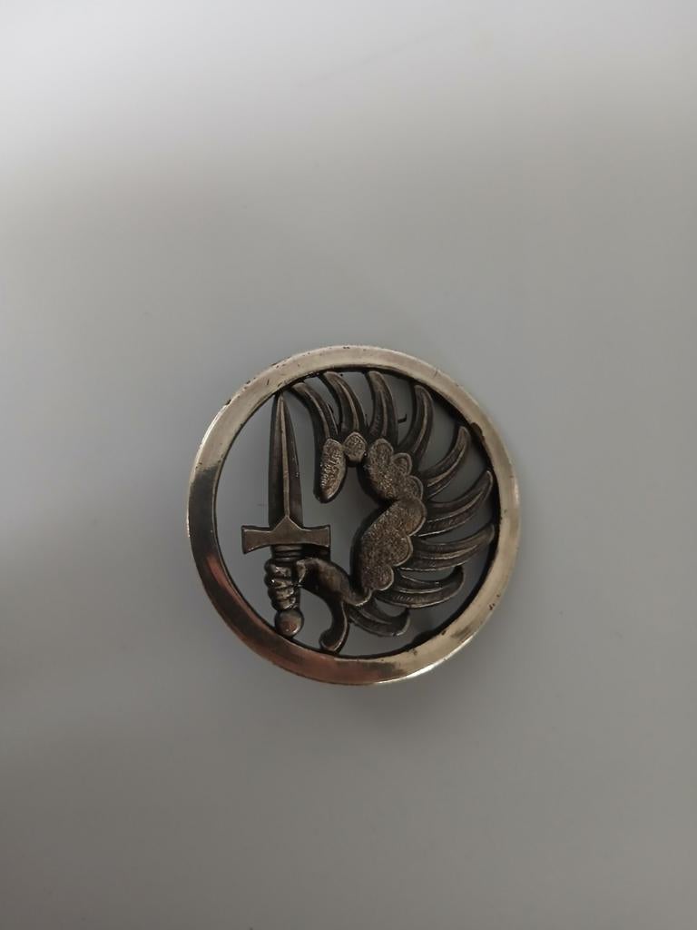Origineel Frans Vreemdelingenlegioen Baret Embleem - Algerij, Verzamelen, Militaria | Algemeen, Ophalen of Verzenden, Landmacht
