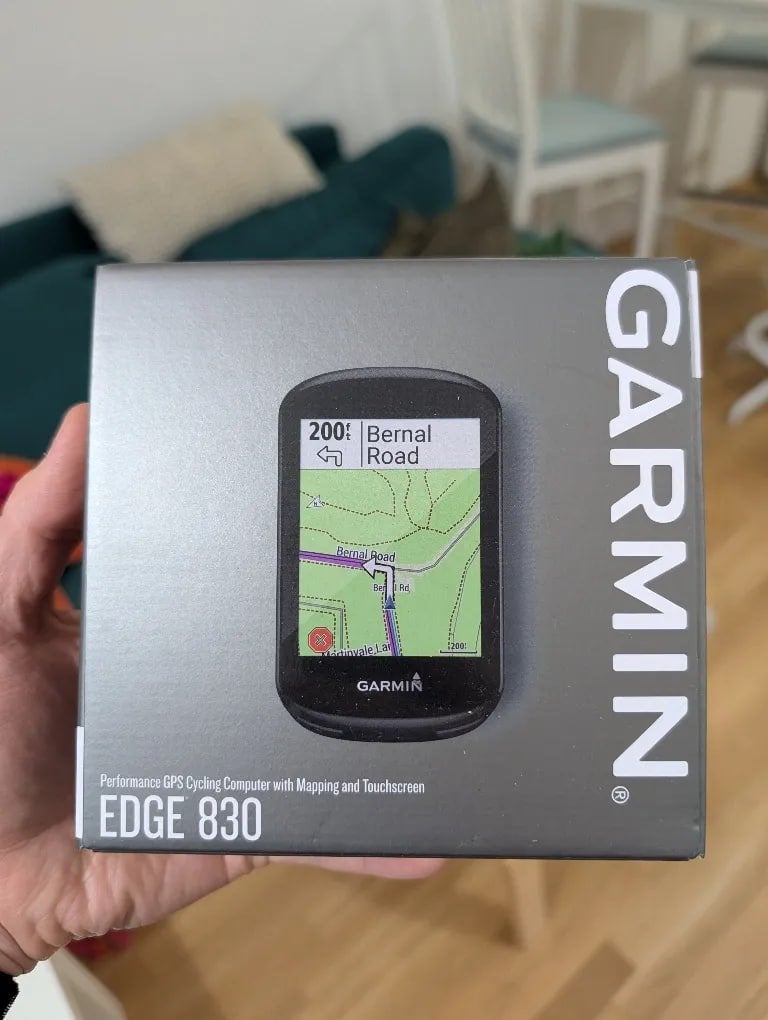 Garmin Edge 830 GPS-fietscomputer, Fietsen en Brommers, Fietsaccessoires | Fietscomputers, Ophalen of Verzenden, Draadloos, Zo goed als nieuw