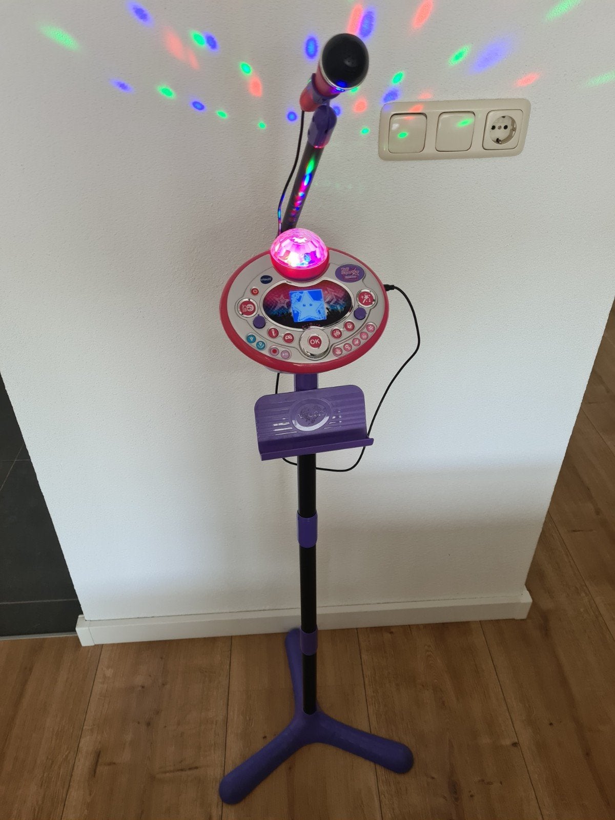 Vtech Kidi Super Star Light Show Karaoke Disco, Ophalen of Verzenden, Zo goed als nieuw, 6 jaar of ouder