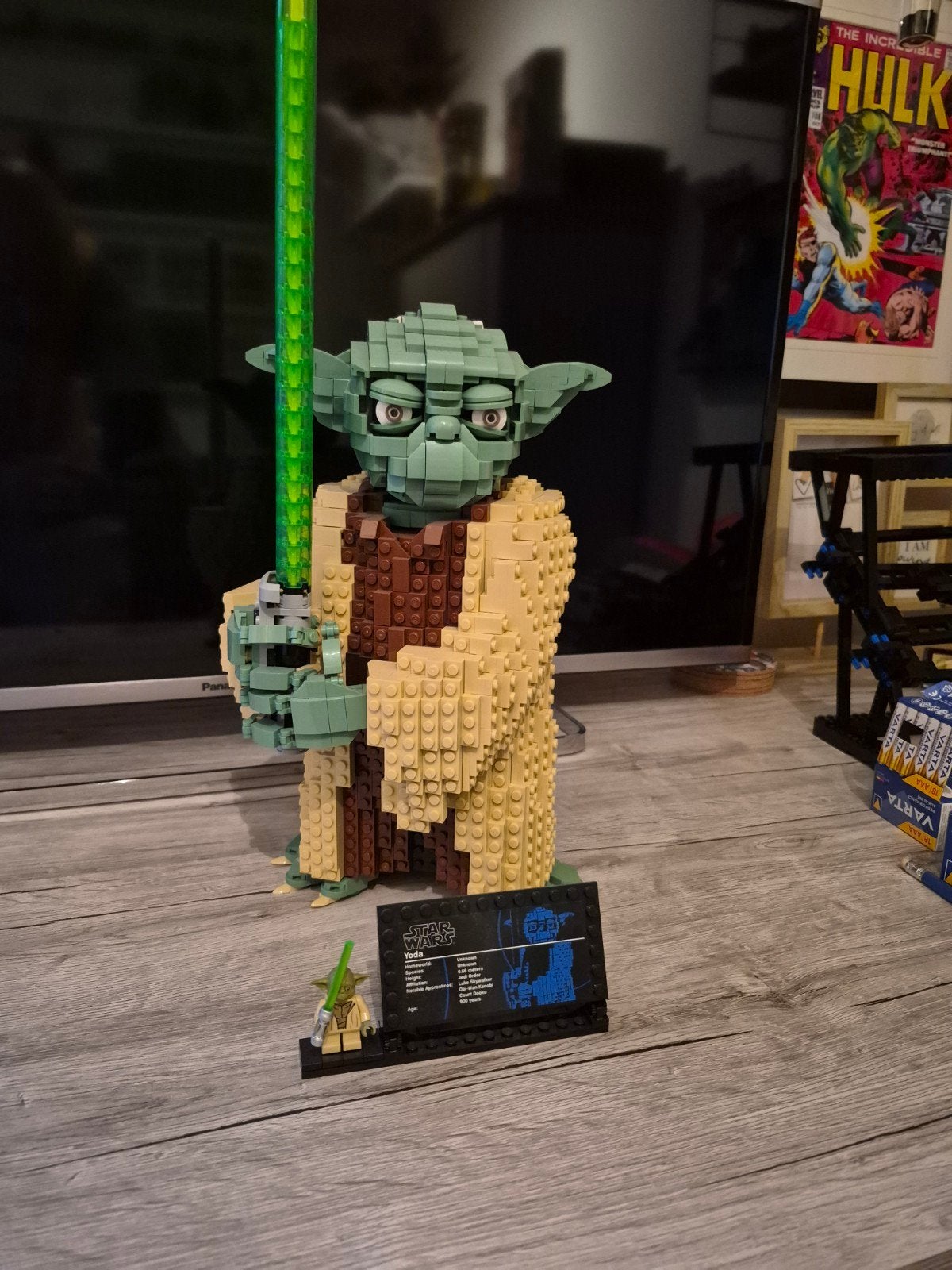 lego buildeble yoda, Ophalen of Verzenden, Zo goed als nieuw