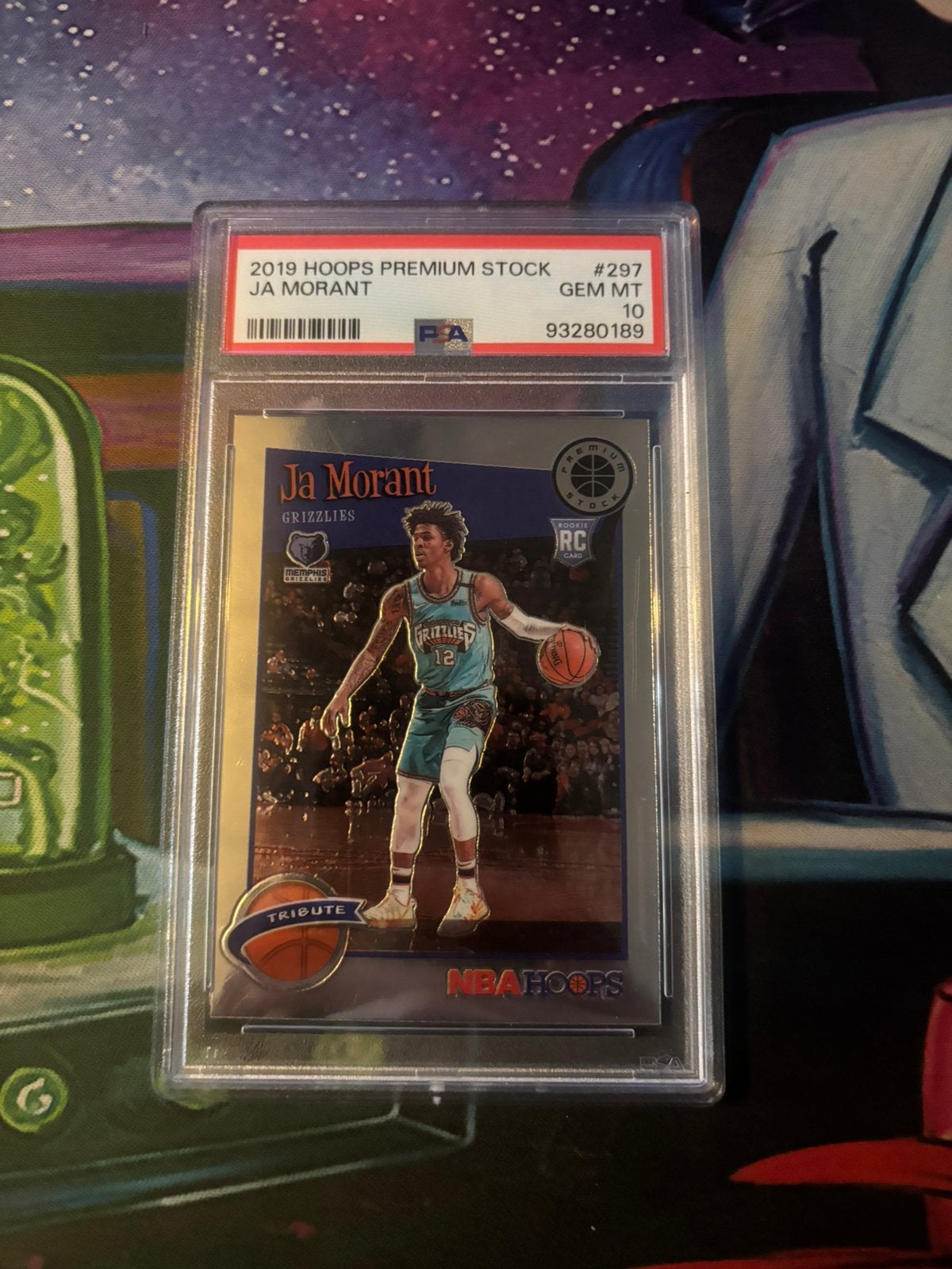 2019 HOOPS PREMIUM STOCK JA MORANT PSA 10, Ophalen of Verzenden, Zo goed als nieuw