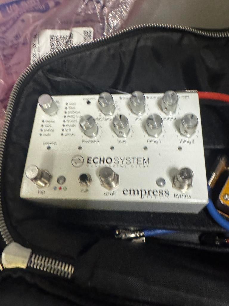 Empress Effects Echosystem Dual Engine Delay Pedaal, Ophalen of Verzenden, Gebruikt, Delay of Echo