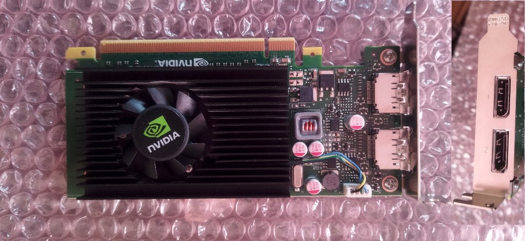 NVidia Quadro NVS 310 Low Profile videokaart (512mb) 5 stuks, Computers en Software, Gebruikt, Ophalen of Verzenden, Nvidia, Overige soorten