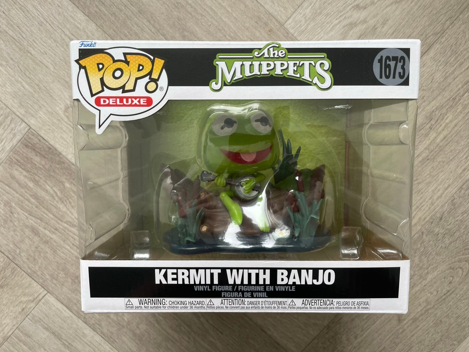 Funko Pop! (Deluxe) The Muppets Show Kermit With Banjo, Verzamelen, Verzenden, Nieuw