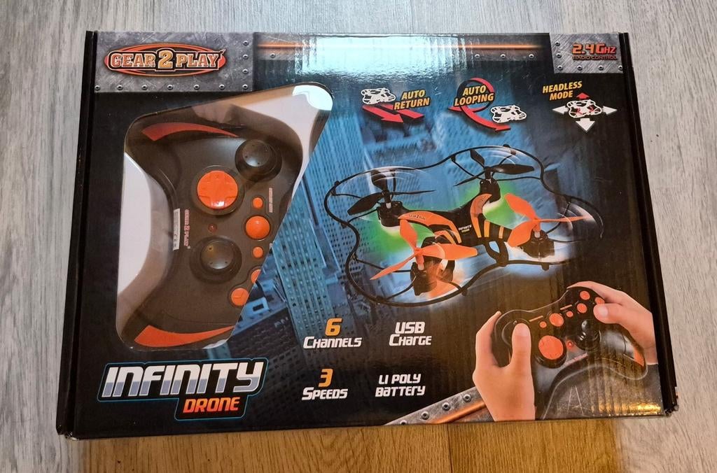 Gear2Play Infinity Speelgoeddrone - Nooit gebruikt!, Ophalen of Verzenden