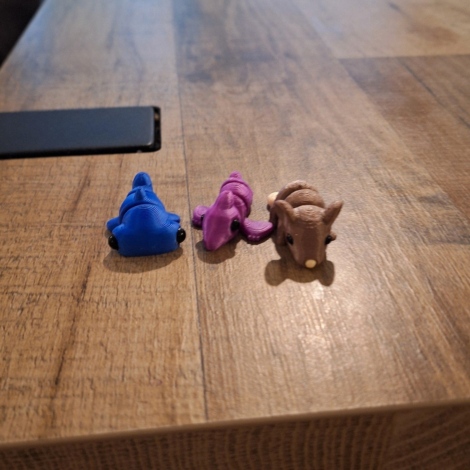 3D-geprinte dierenfiguren: kikker, schildpad, ram, Ophalen of Verzenden
