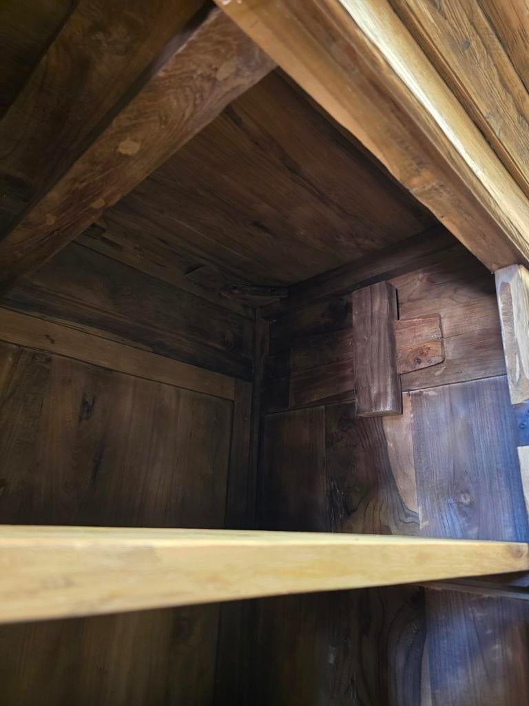 Foto 5 van Nieuw! Teakhouten linnenkast | keukenkast | kledingkast demo