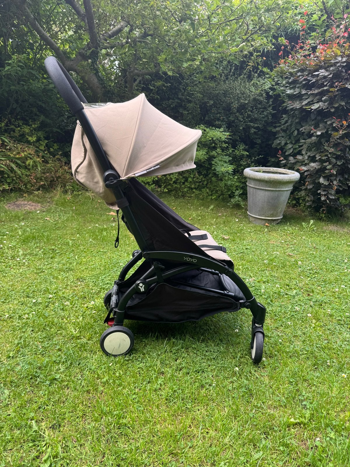YOYO Babyzen buggy - taupe, Kinderen en Baby's, Buggy's, Gebruikt, Overige merken, Verstelbare rugleuning, Ophalen