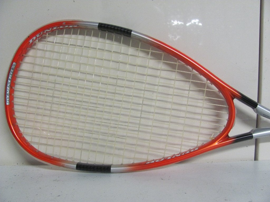 squashracket van Dunlop de revPower, Sport en Fitness, Ophalen of Verzenden, Zo goed als nieuw, Racket, Met hoes