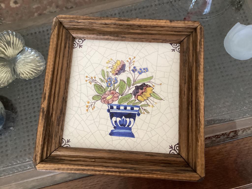 Westraven Utrecht anno 1661 // tegel 12lijst17 cm, Antiek en Kunst, Ophalen of Verzenden