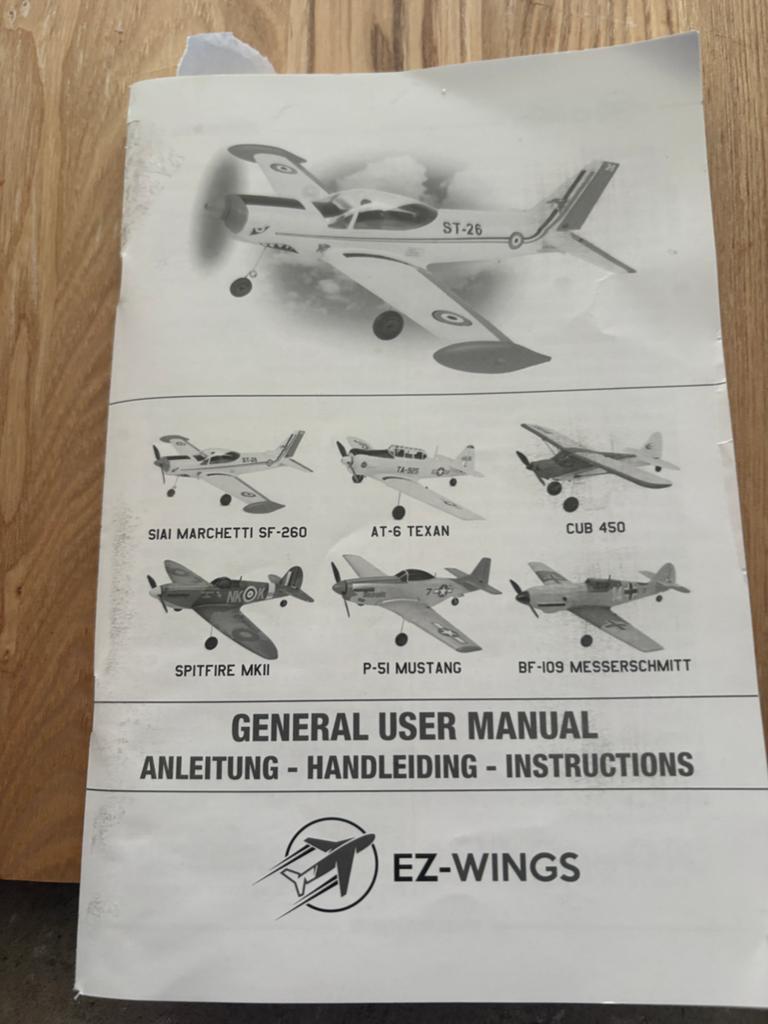 EZ-Wings RC Vliegtuig - Vliegt nog super goed!, Ophalen of Verzenden, Gebruikt, Vliegtuig, Overige merken