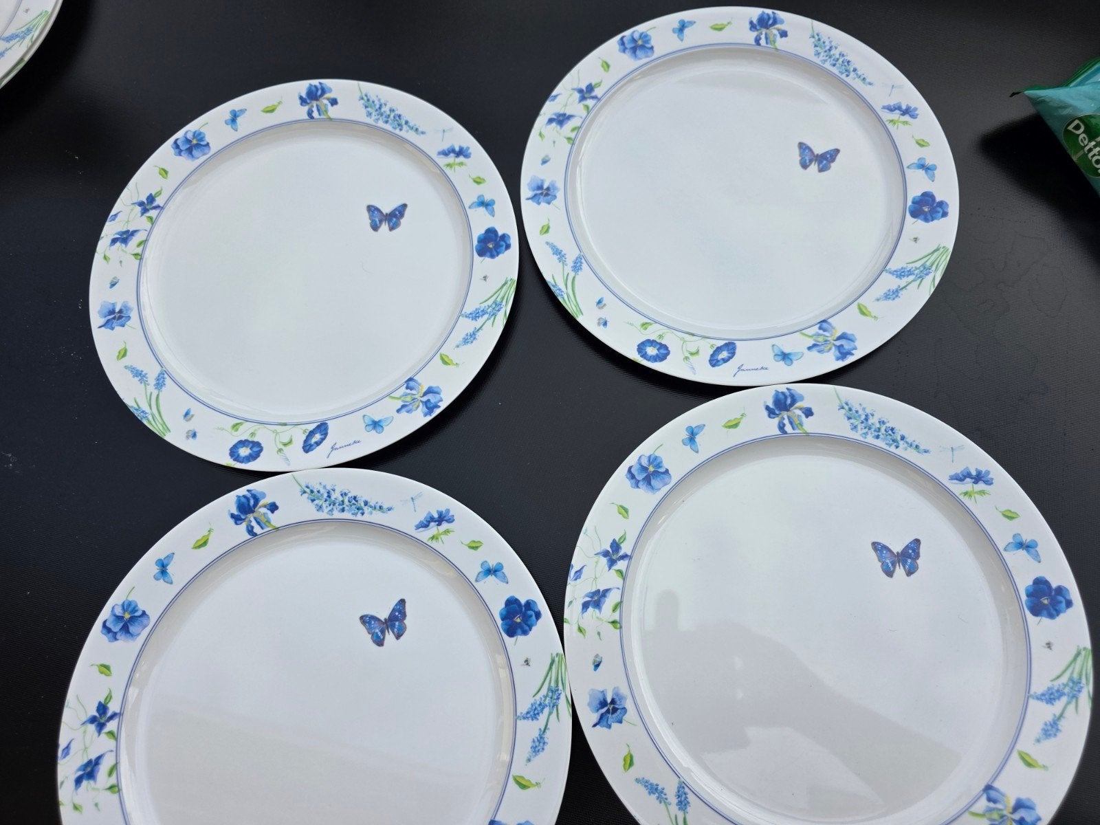 Janneke Brinkman Mepal camping servies - 4 melamine borden, Ophalen of Verzenden, Gebruikt