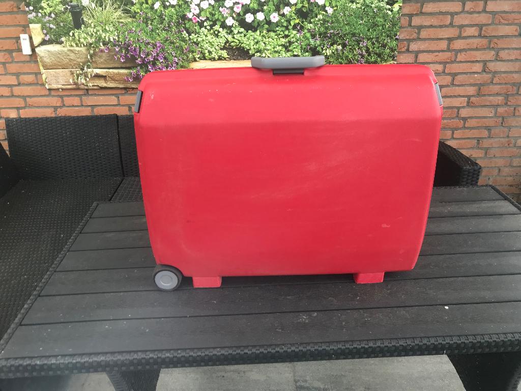 samsonite koffer, Wieltjes, Gebruikt, 50 tot 60 cm, Hard kunststof