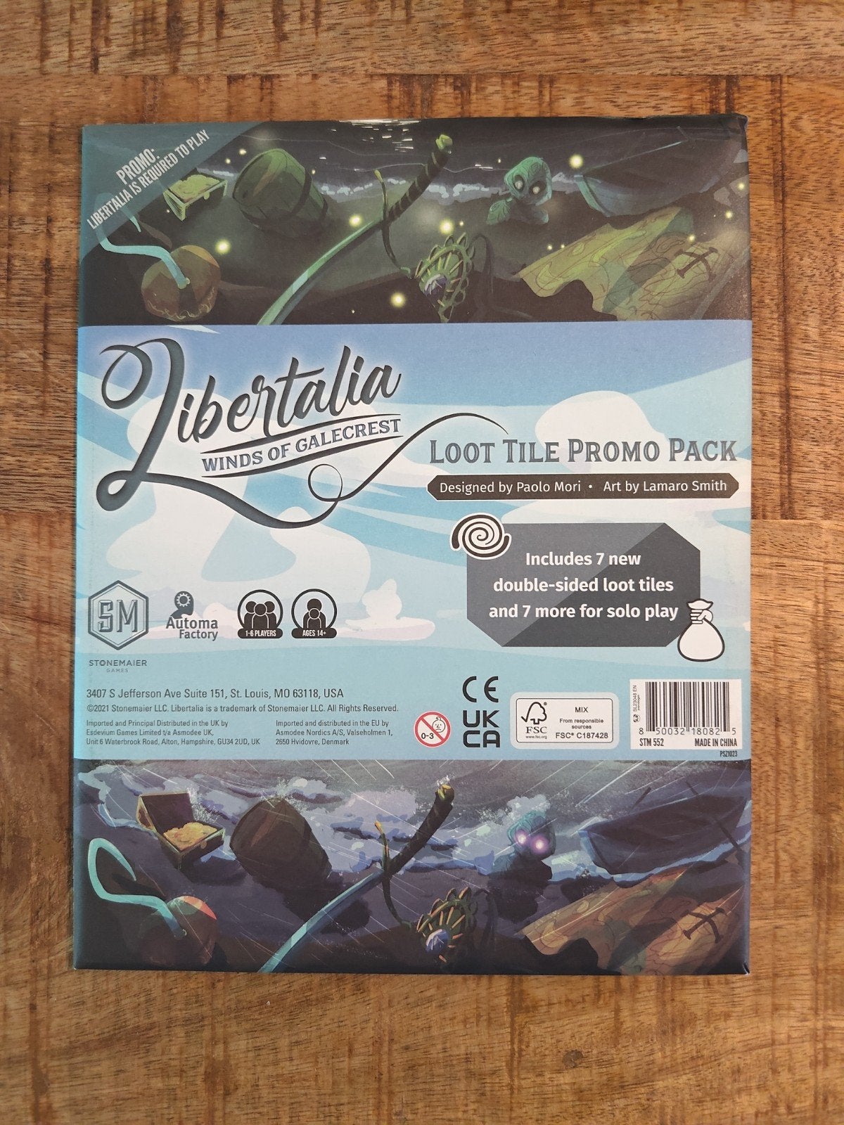 Libertalia promo pack, Hobby en Vrije tijd, Gezelschapsspellen | Bordspellen, Vijf spelers of meer, Ophalen of Verzenden, Nieuw