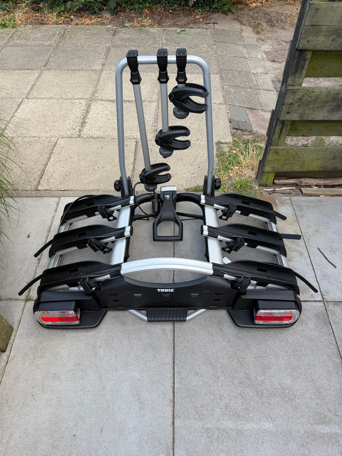 Thule EuroWay G2 fietsendrager voor 3 fietsen, Auto diversen, Fietsendragers, Ophalen, 3 fietsen of meer, Elektrische fiets, Zo goed als nieuw