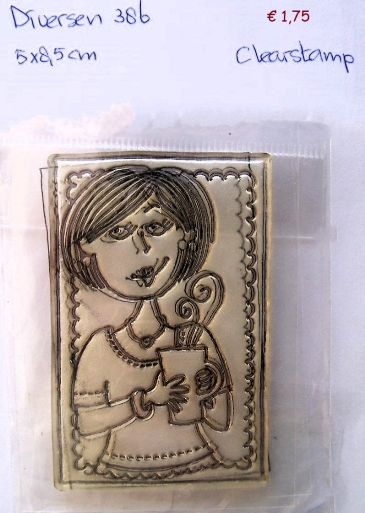 Diversen 386 Clearstamp, Ophalen of Verzenden, Gebruikt, Clearstamp