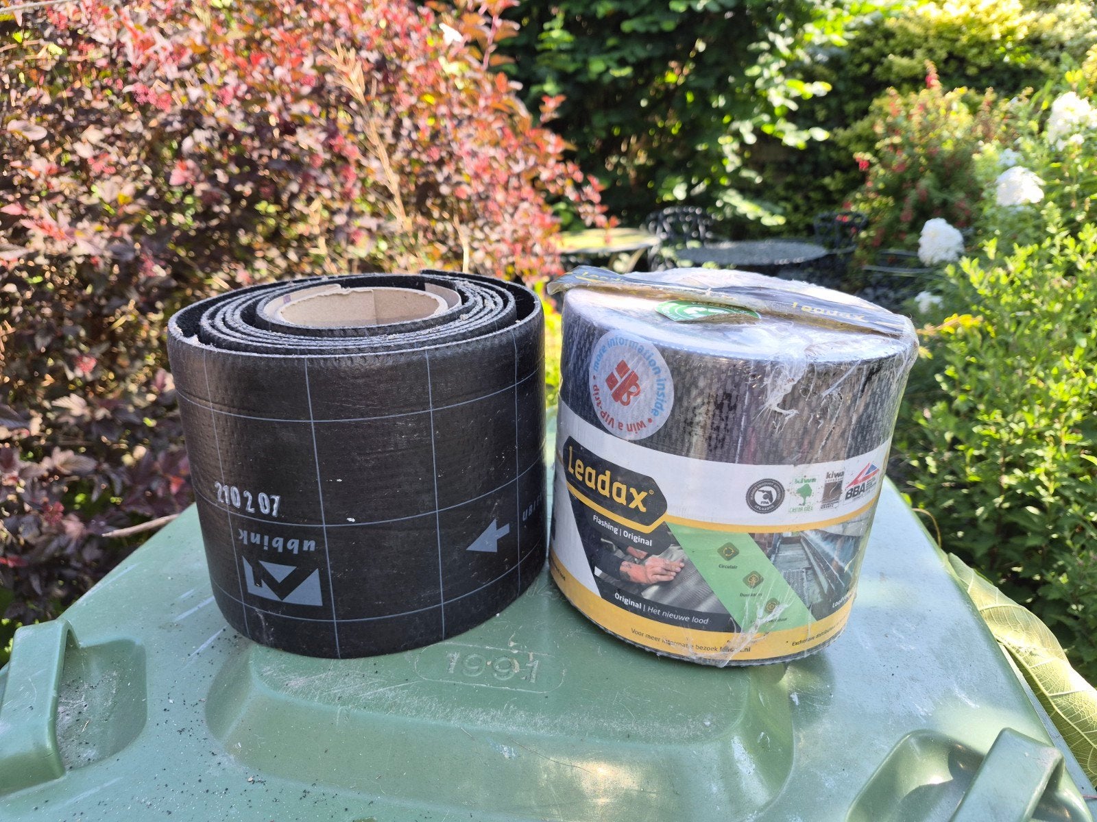 Leadax loodvervanger – 2 rollen (ca. 6 m + 2,5 m) nieuw, Overige materialen, Zwart, Overige typen, Nieuw