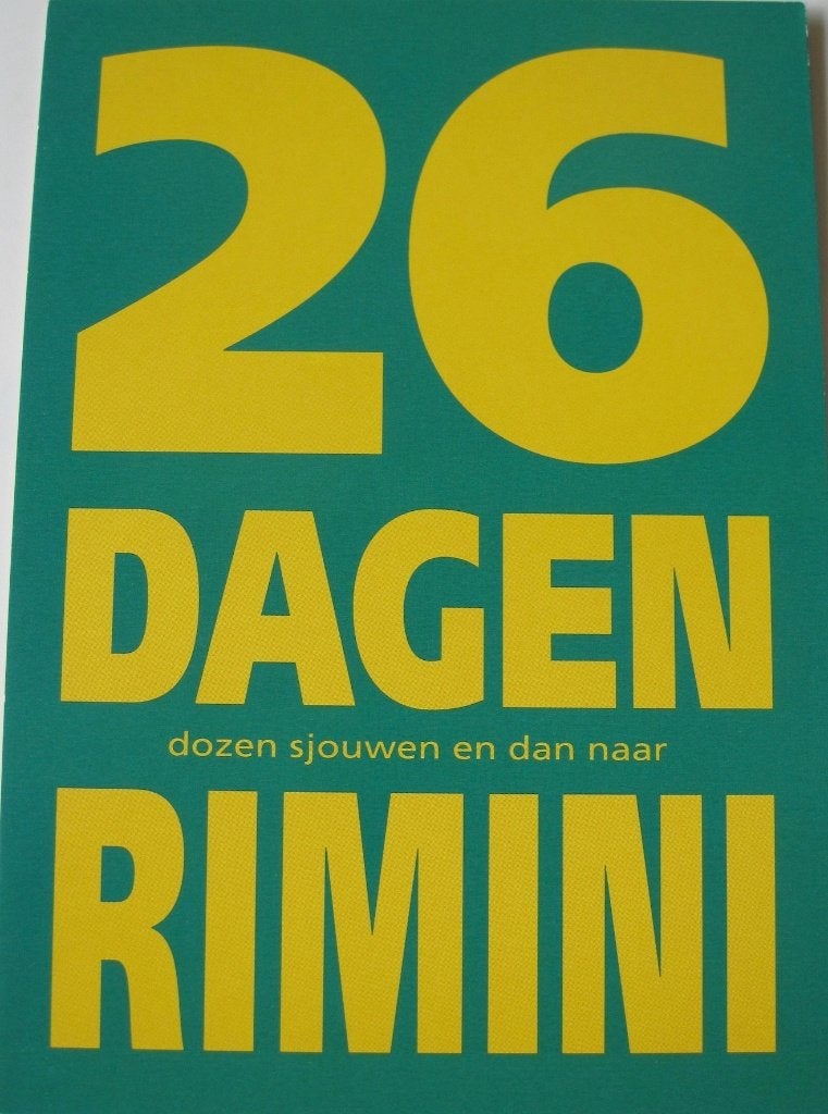 College card - 26 dagen Rimini - Randstad - nieuw, Verzenden, 1980 tot heden, Ongelopen, Overige thema's