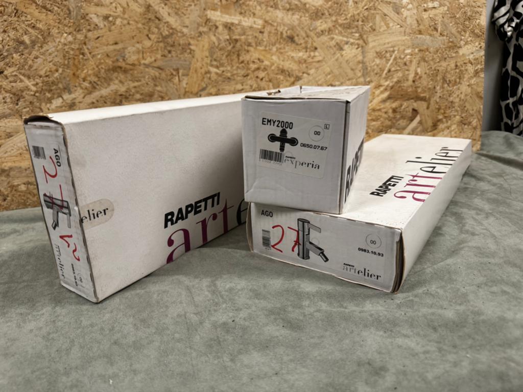 Rapetti kranen - Artelier Ago&Experia (Nieuw in doos) - ReK4, Nieuw, Ophalen of Verzenden, X, Kraan