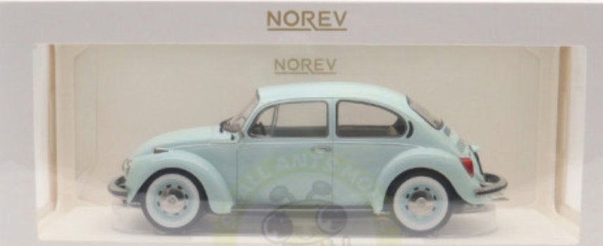 VW 1303 1973 Pastel Blauw Baby Gift 1/18 NOREV ref. 188676, Verzenden, Nieuw, Auto, Norev