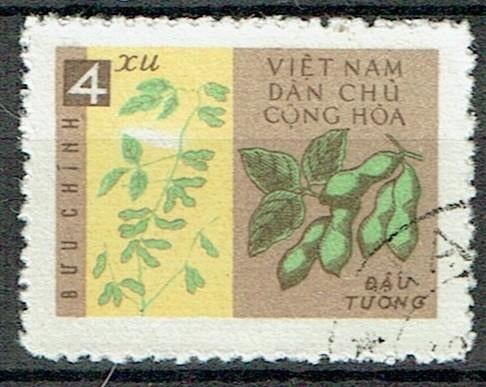 Vietnam Vruchten pindas, Verzenden, Gestempeld, Dier of Natuur