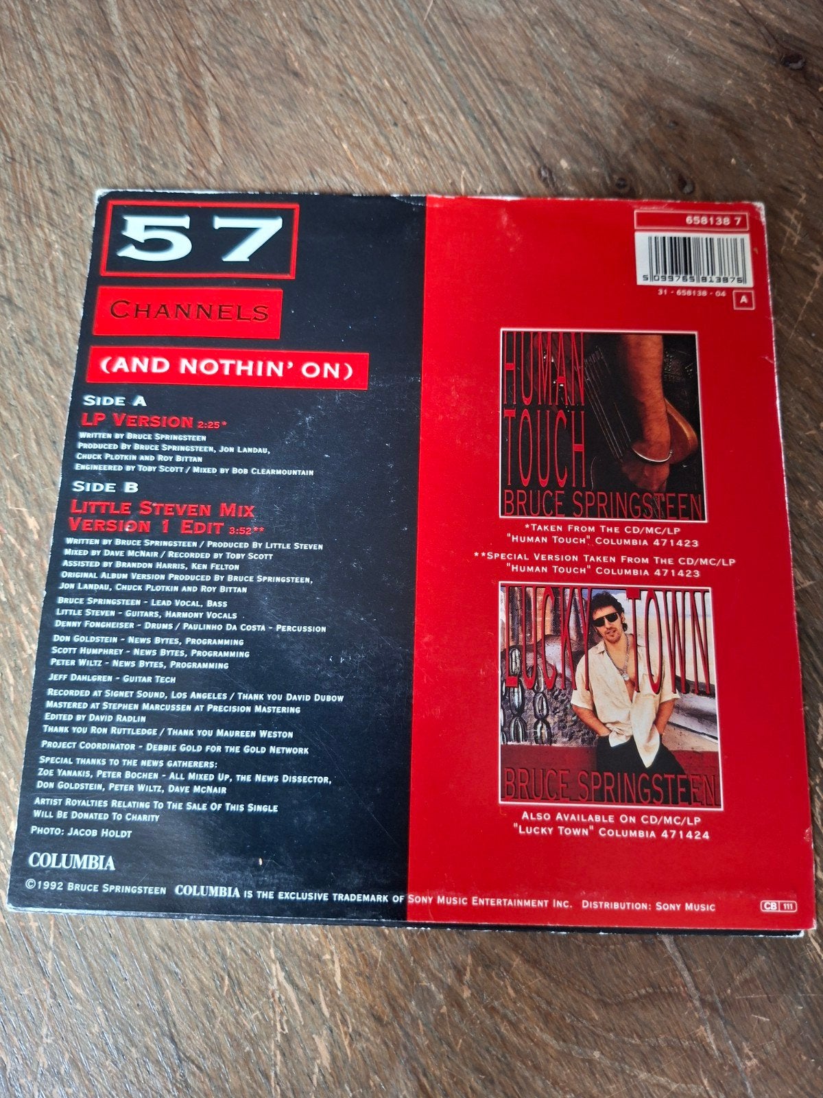 Bruce Springsteen - 57 Channels, Gebruikt, 7 inch, Pop, EP