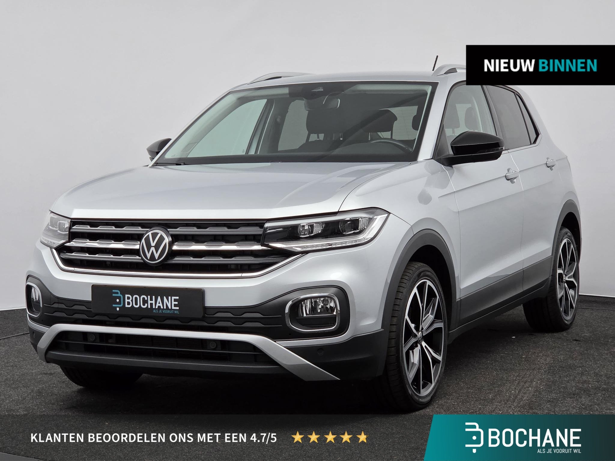 Volkswagen T-Cross 1.0 TSI 110pk DSG Style | Automaat | 1e E, Auto's, Volkswagen, Gebruikt, Met garantie (alle), Origineel Nederlands