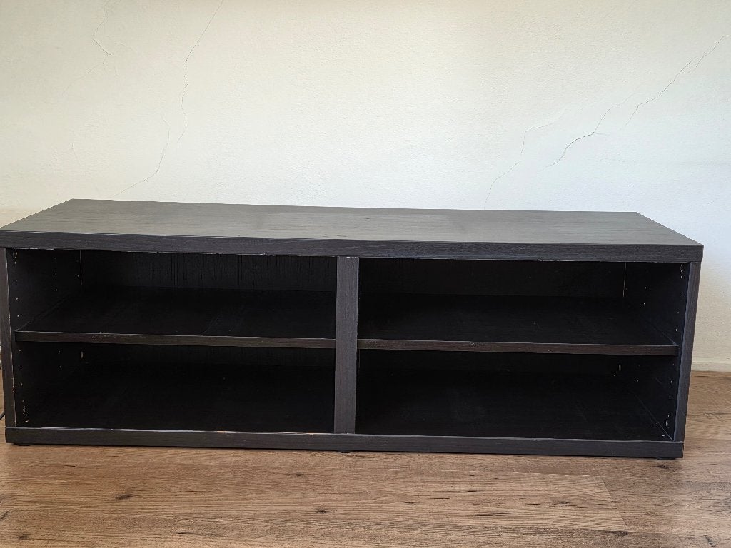 IKEA BESTA Tv-meubel / audiomeubel–Zwartbruin (120x40x39 cm), Ophalen, Gebruikt, 100 tot 150 cm, Minder dan 100 cm