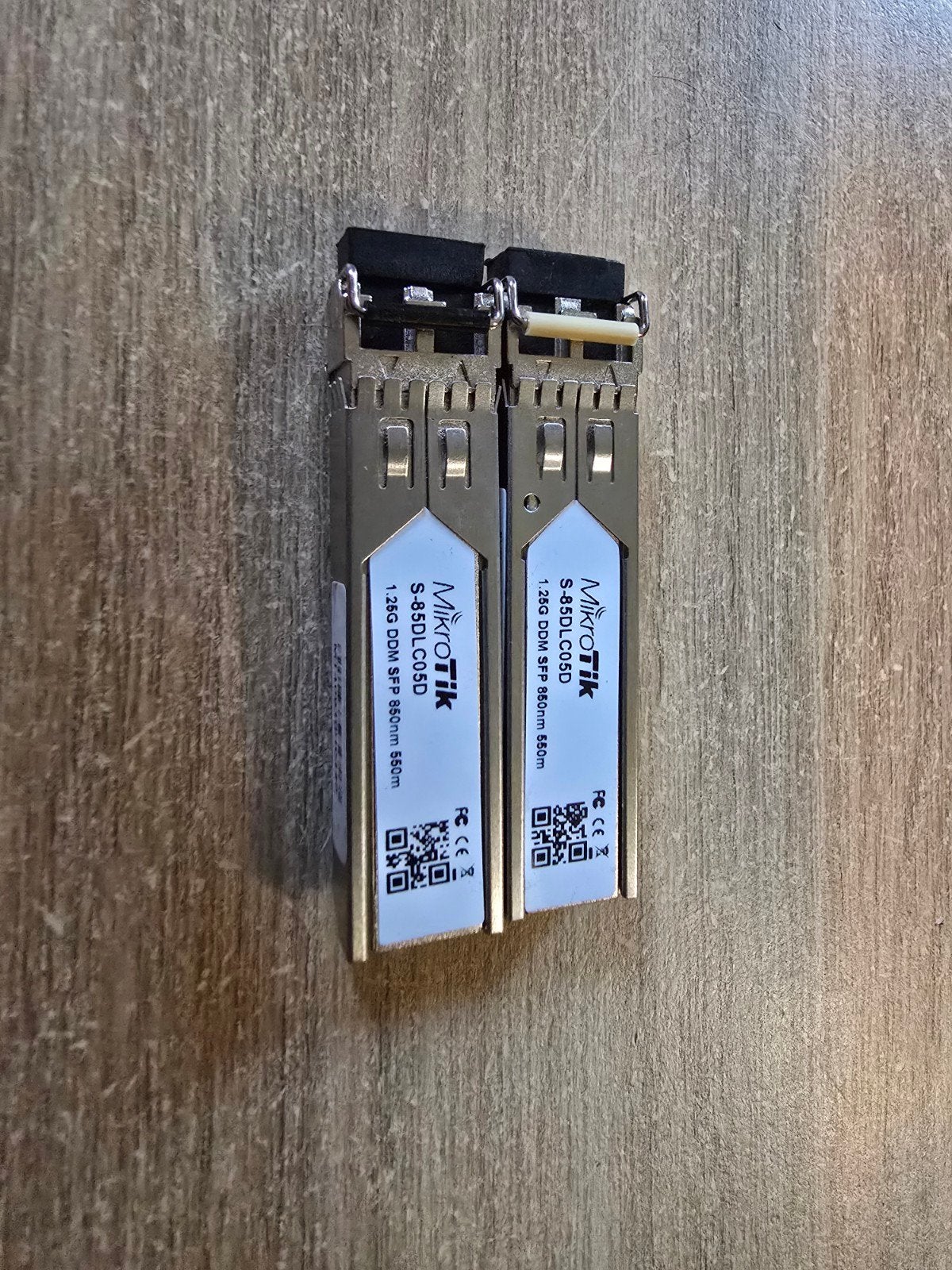 MikroTik SFP module 1.25G MM 550m 850nm Dual LC, Ophalen of Verzenden, Zo goed als nieuw