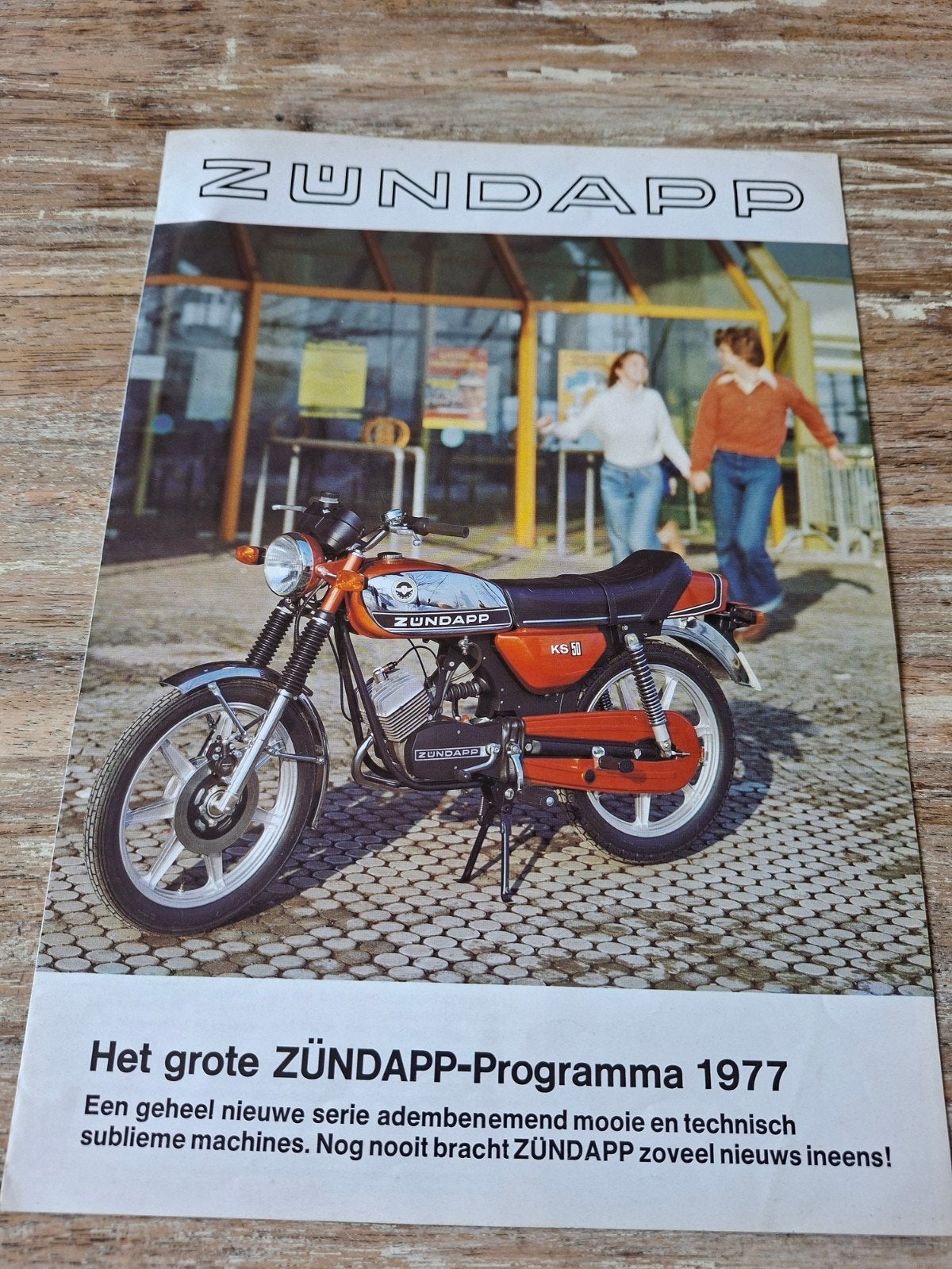 Zundapp folder origineel 1977, Fietsen en Brommers, Ophalen of Verzenden, Gebruikt, Overige typen