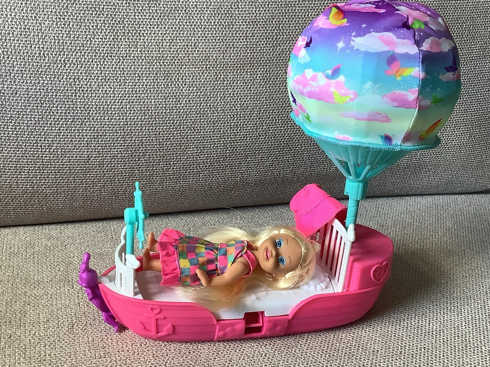 Barbie droom boot / bed met pop, Ophalen of Verzenden, Gebruikt, Barbie