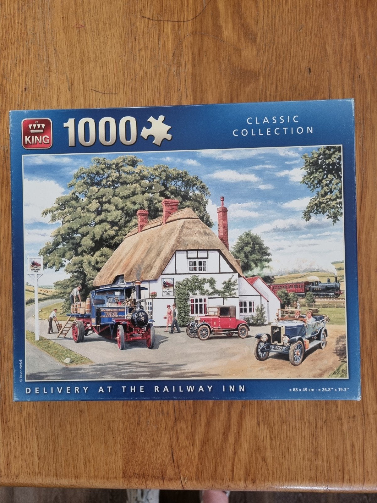 puzzel 100 stukjes merk KING classic collection, Ophalen of Verzenden, 500 t/m 1500 stukjes, Zo goed als nieuw, Legpuzzel
