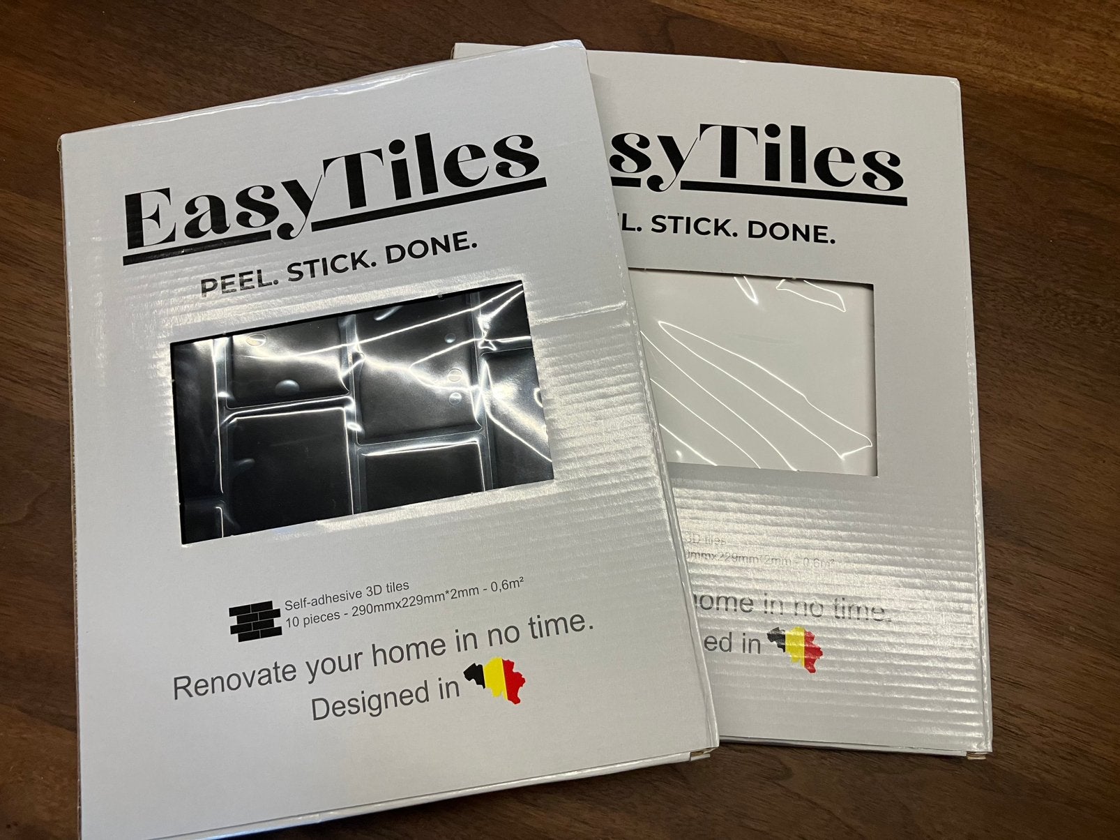 EasyTiles plaktegels, zwarte metrotegels, Ophalen, Nieuw, Overige materialen, Overige typen