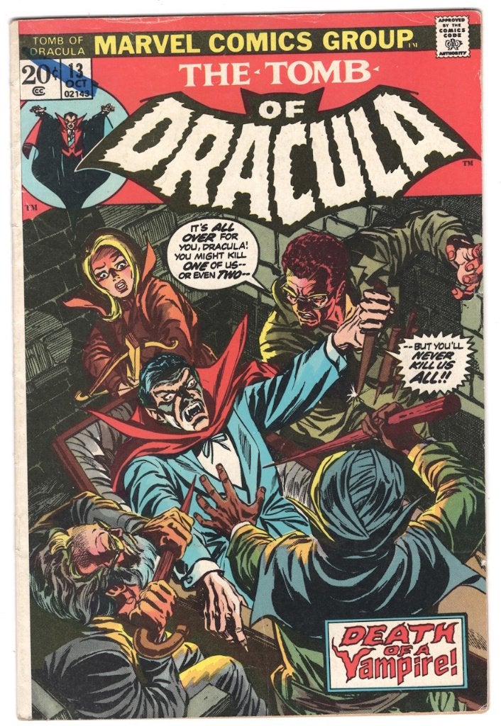 Tomb of Dracula (1972 1st Series) #13 Key issue!, Eén comic, Ophalen of Verzenden, Gelezen, Amerika