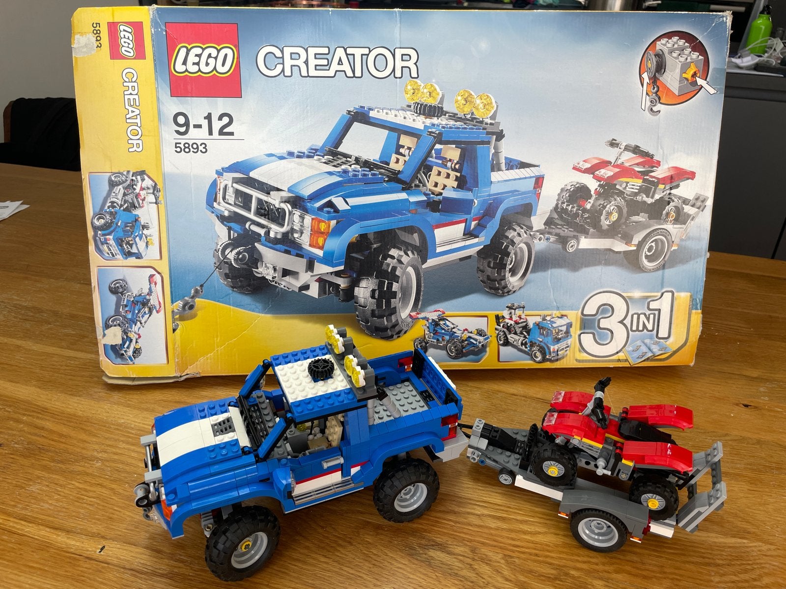 LEGO Creator 5893 Off-Roader 3-in-1 met instructies, Ophalen of Verzenden, Gebruikt