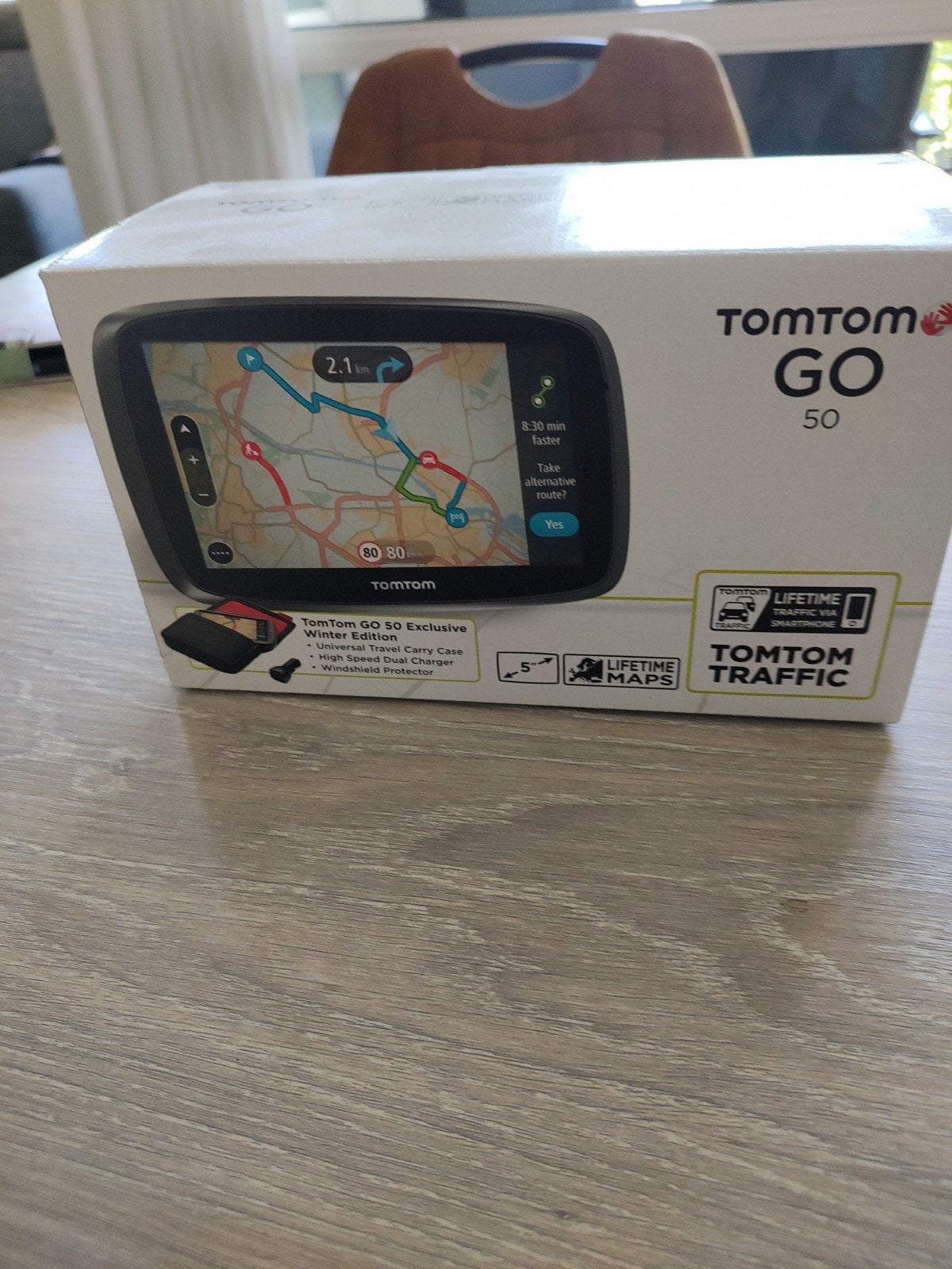 TomTom GO 50 navigatiesysteem - Zo goed als nieuw, Ophalen of Verzenden, Zo goed als nieuw