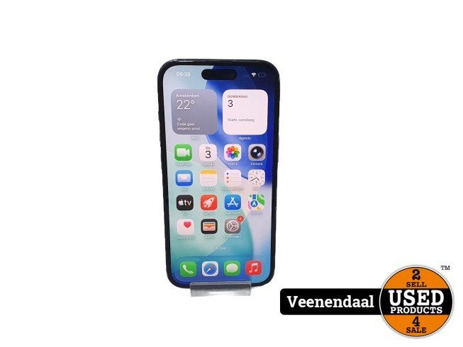 iPhone 15 128GB Black in Zeer Nette Staat - Accu 93%, Apple, Zo goed als nieuw, Support@apple.com, One Apple Park Way
Cupertino, CA 95014
United States