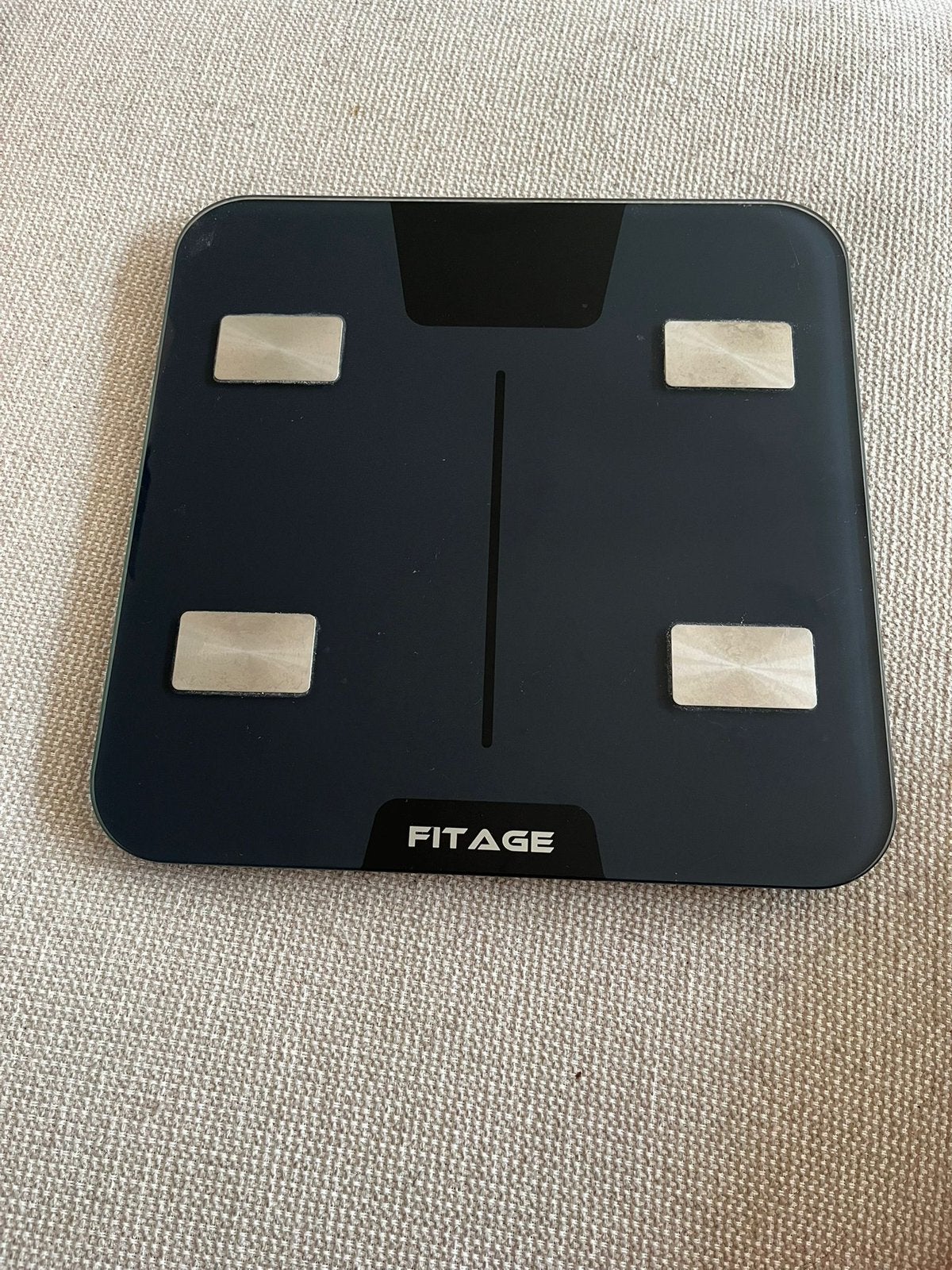 Digitale weegschaal fit age zwart als nieuw digitaal, Witgoed en Apparatuur, Weegschalen, 1 tot 500 gram, 100 kg of meer, Ophalen of Verzenden