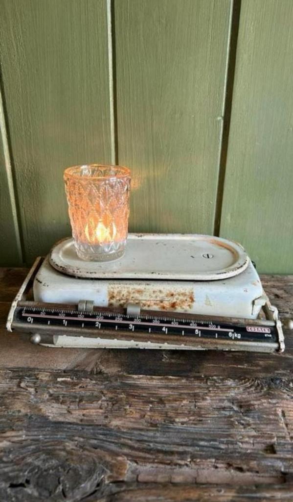 Oude brocante keuken weegschaal Cosack, Ophalen of Verzenden