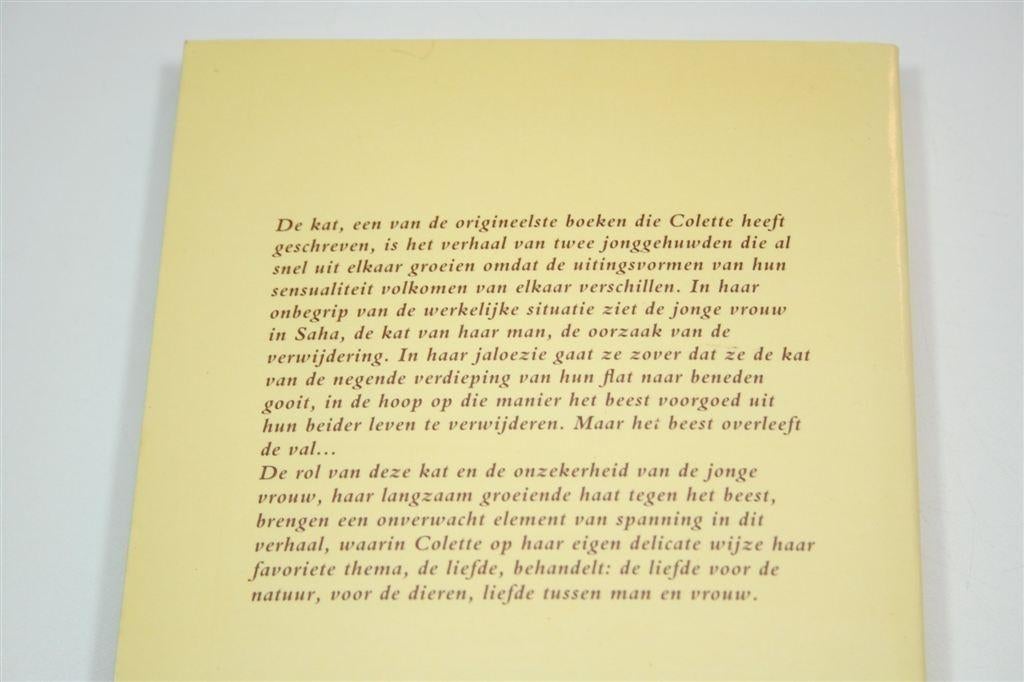 De Kat — Sidonie Gabrielle Colette — Roman, Boeken, Literatuur, Ophalen of Verzenden, Gelezen